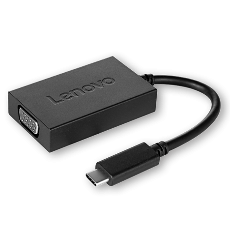 Lenovo USB C to VGA Plus Power Adapter (4X90K86568) 1