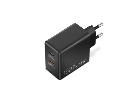 Lenovo Dual USB-C 65W GaN Charger 40AW065BEU (4)