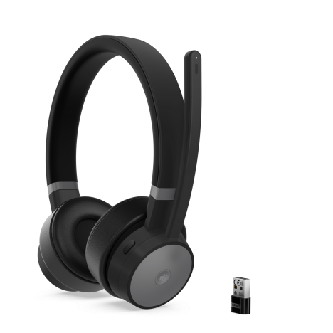Lenovo Go Wireless ANC Headset with Charging stand (Thunder Black) 4XD1C99222 (3)